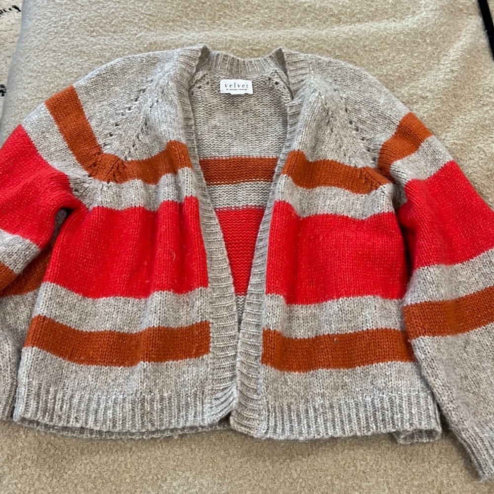 Velvet Graham and Spencer alpaca cardigan size M